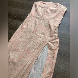 Urban Outfitters Midi Sleeveless Dress Orange Size Large
